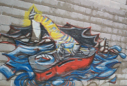 cruise painting lighthouse genius boat with swimming pool facing tagging waves